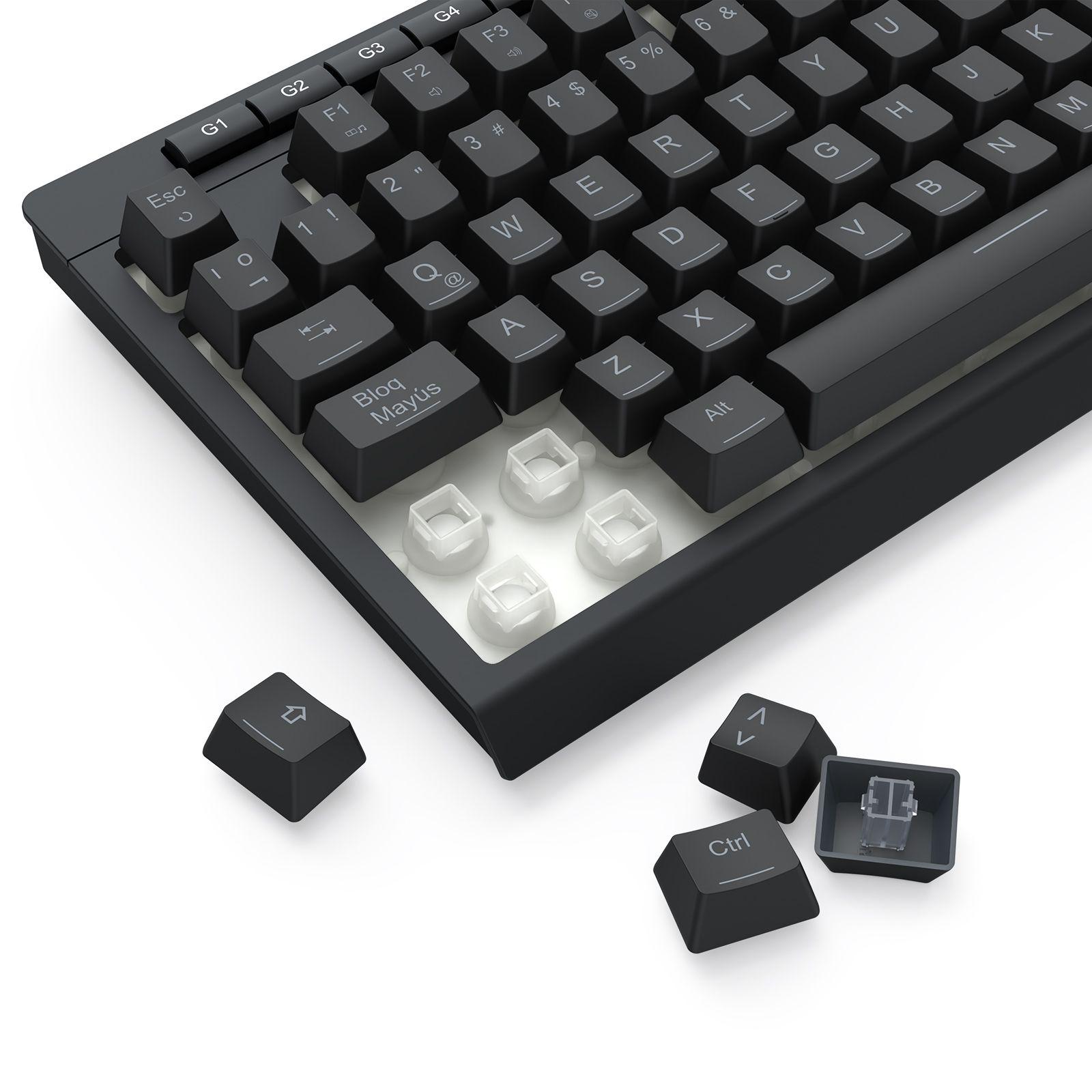 Kit Teclado y Mouse Gamer Redragon S147 Combo 4 en 1-7