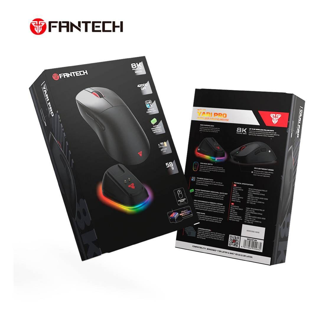 Mouse Inalámbrico Fantech WG14P YARI PRO 42.000 DPI Black-5