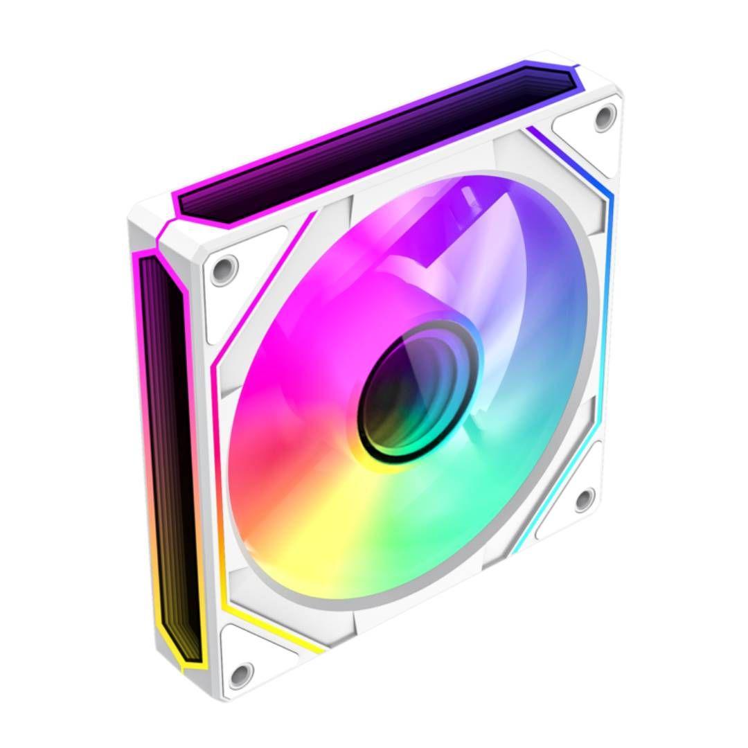 Ventilador Gamemax FN12A-S8I ARGB 120mm Blanco-1