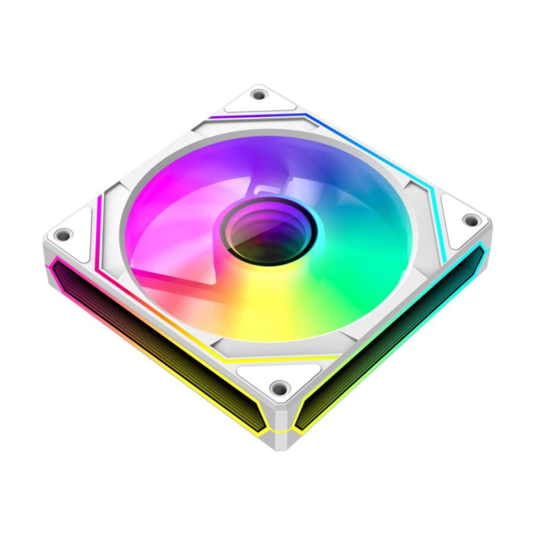 Ventilador Gamemax FN12A-S8I ARGB 120mm Blanco-2