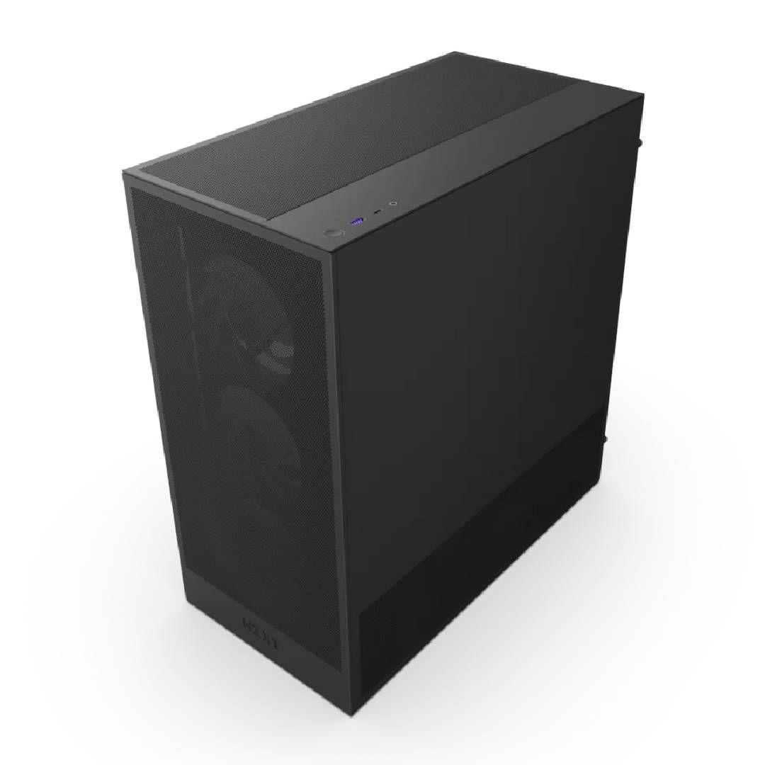 Gabinete NZXT H5 Flow RGB (2024) ATX c/ Fans RGB Black-1