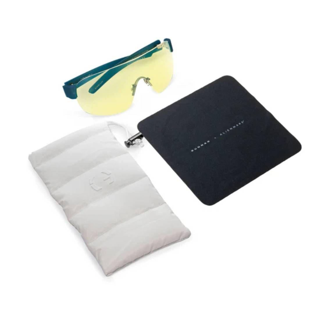 Lentes Gunnar Alienware Bermuda Triangle Liquid Teal Amber-3