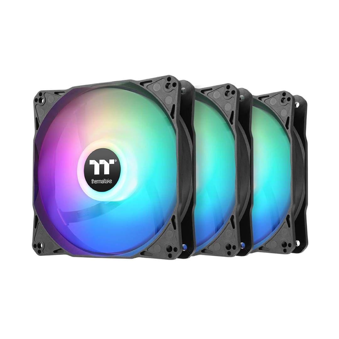 Ventiladores Thermaltake LE120 ARGB Sync PWM Negro-0