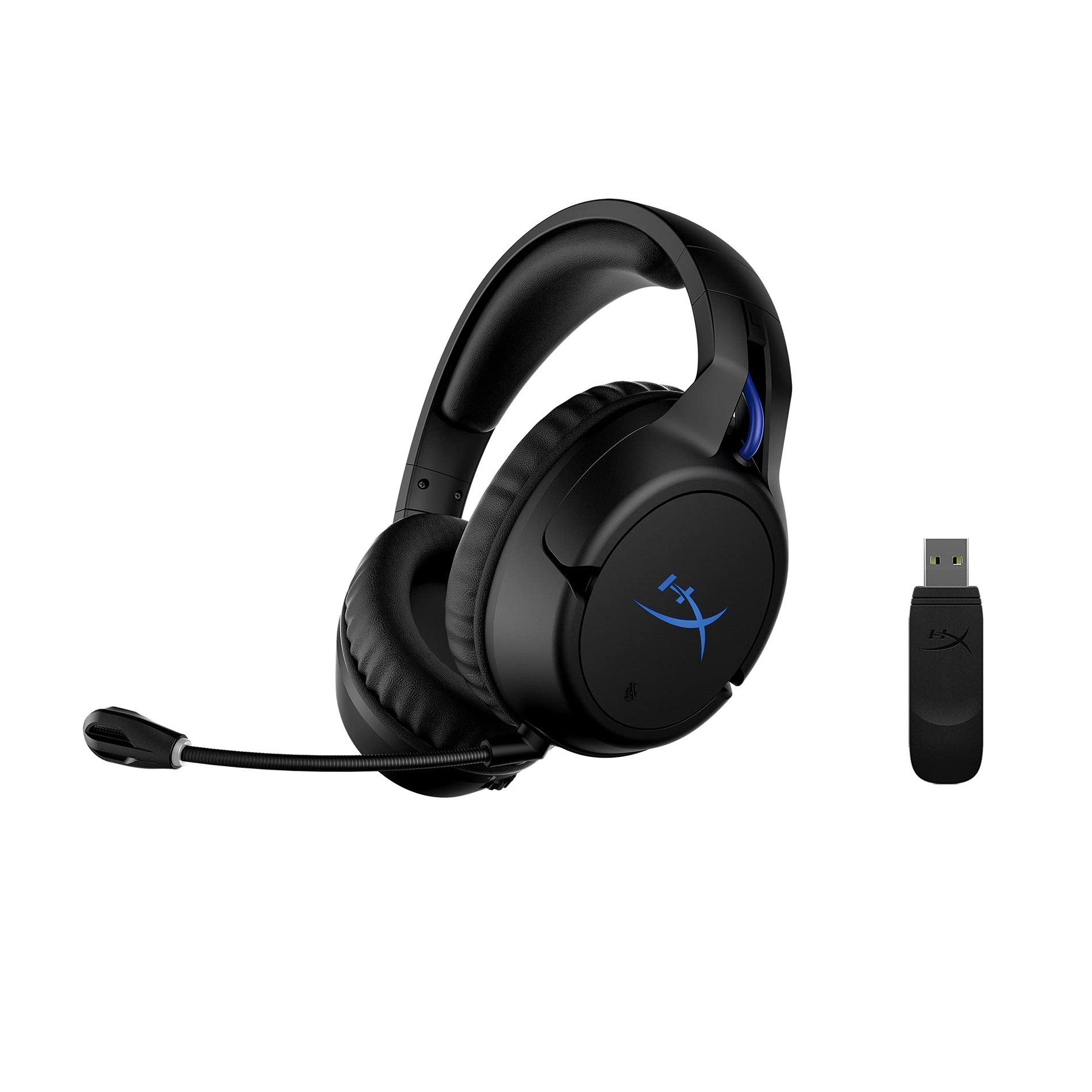 Audifonos Gamer HyperX Cloud Flight Negro Azul Inalambricos-2