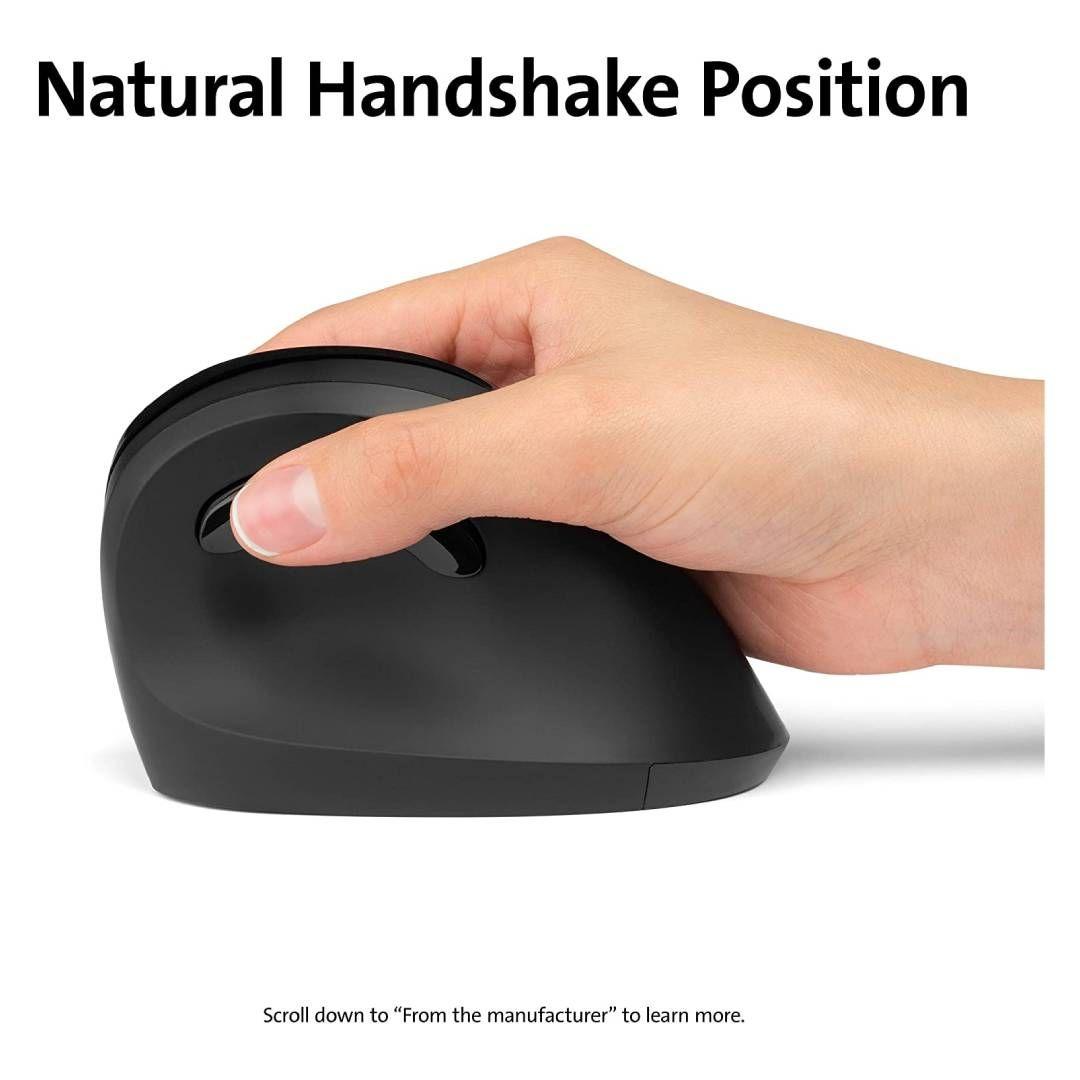 Mouse Vertical Kensington Profit Inalambrico Negro 6 Botones-5