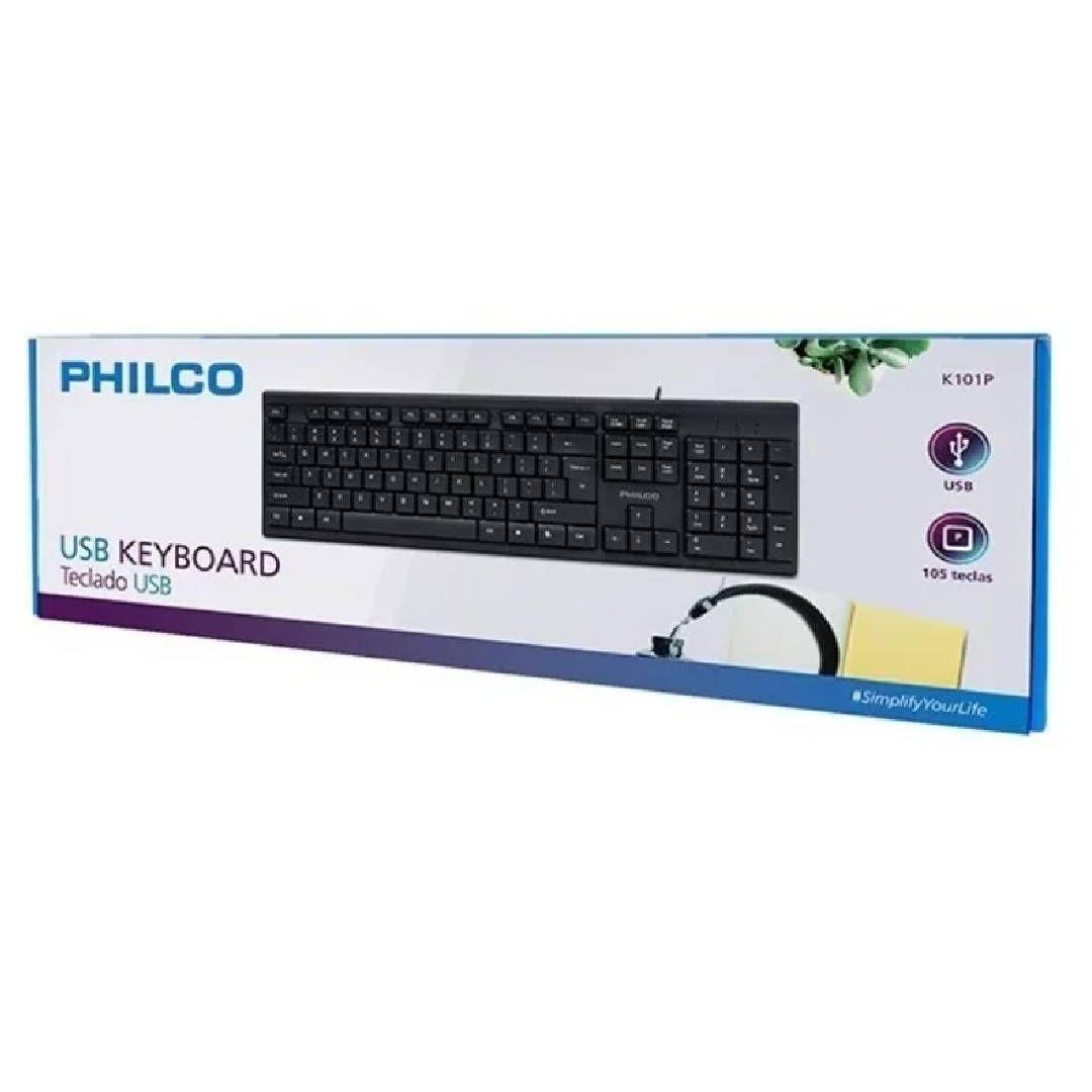 Teclado Philco CK101 USB 1.35m Negro-2