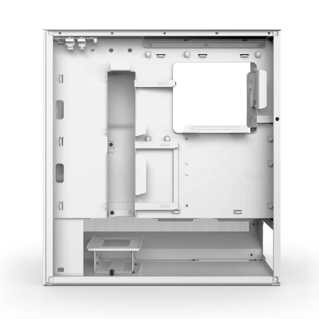 Gabinete NZXT H5 Flow (2024) Compact Mid-Tower ATX White-5