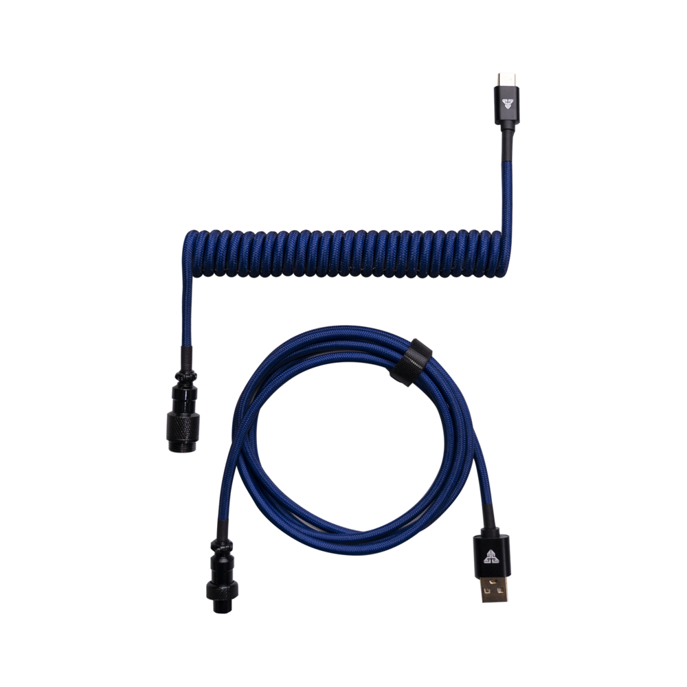 Cable para Teclado Fantech AC701 Coiled USB-C Blue-0