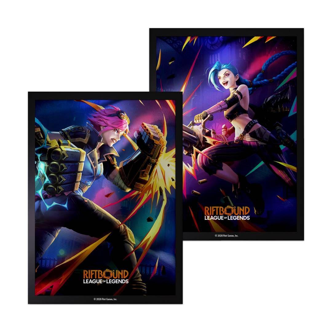 Protectores Riftbound TCG - Vendetta: VI vs Jinx-0