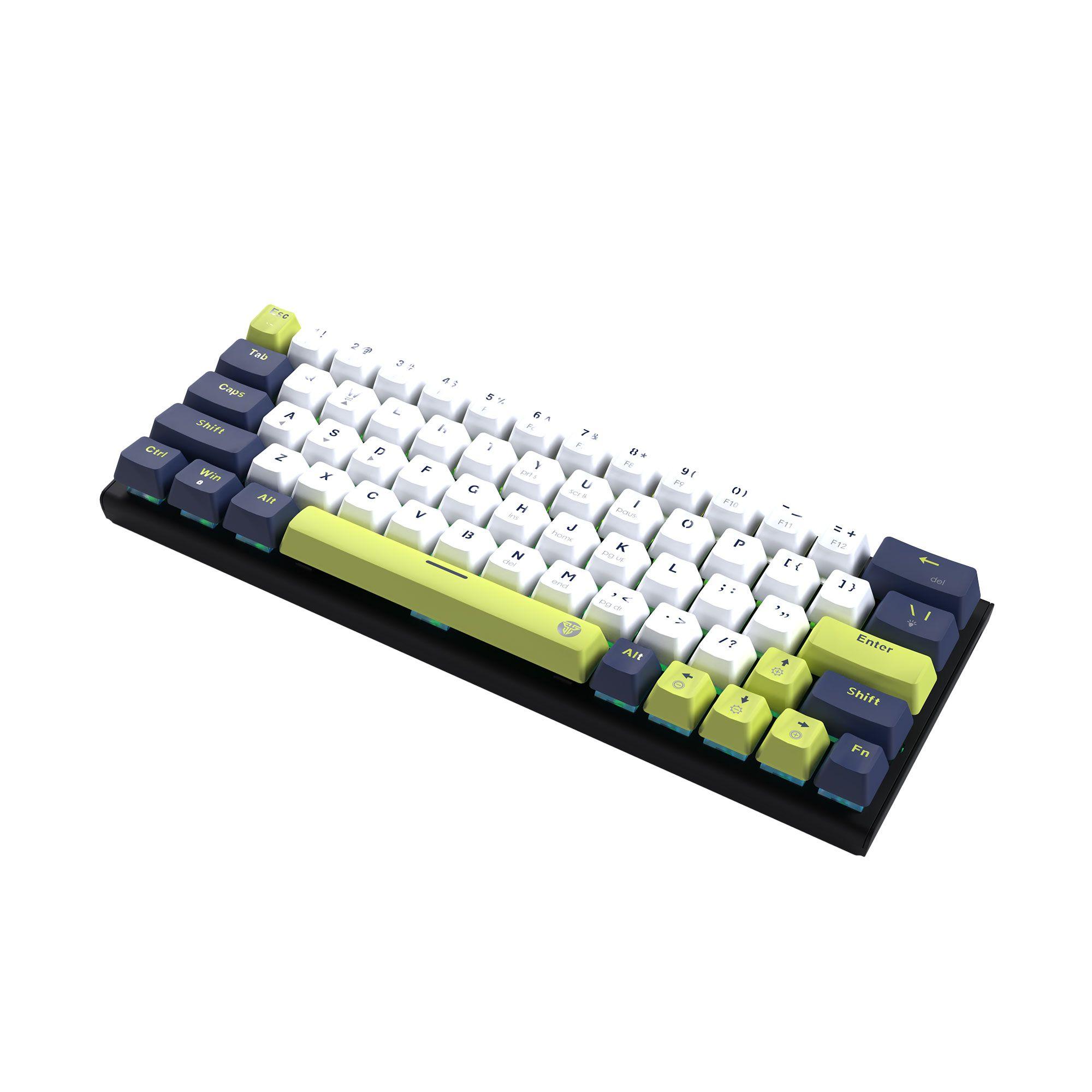 Teclado Fantech MK874V2 ATOM63 MORI White (Switch Red)-2
