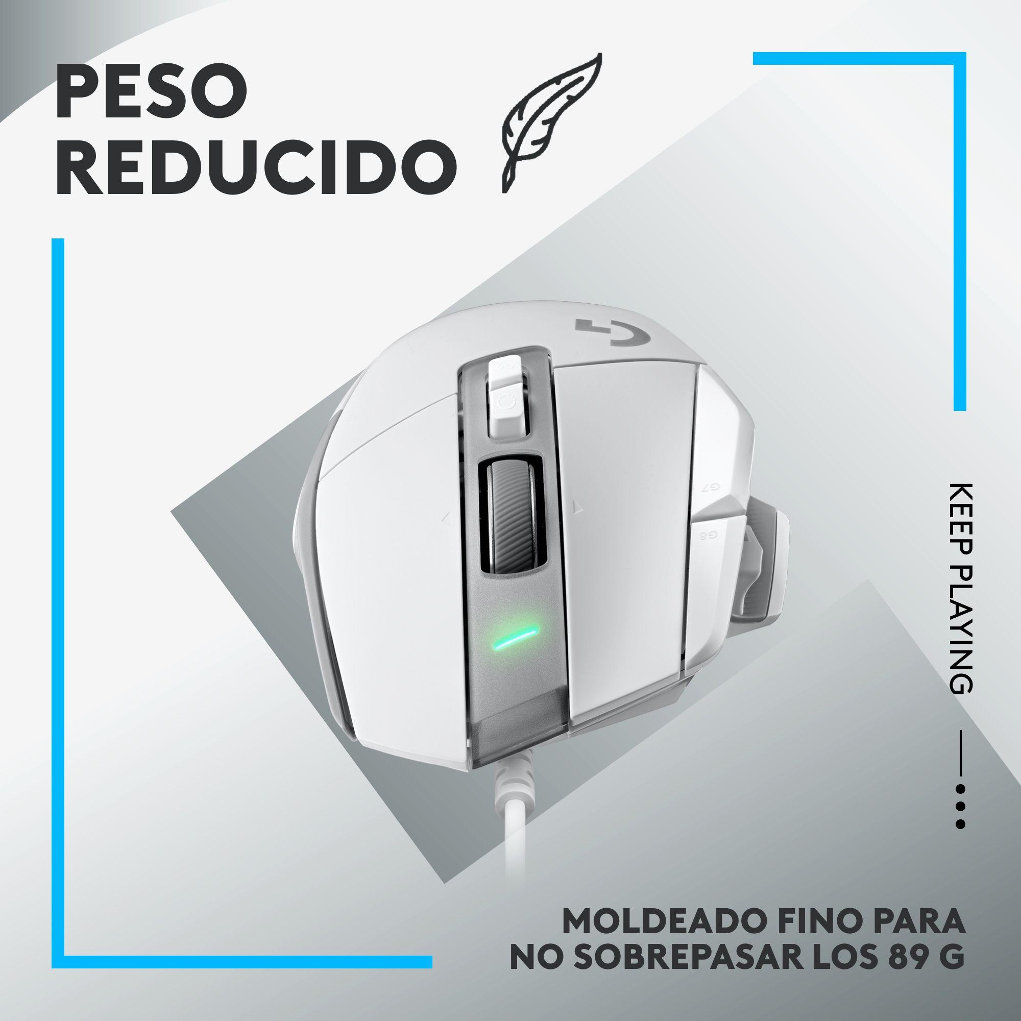 Mouse Logitech G502 X Mouse con Cable Blanco-1