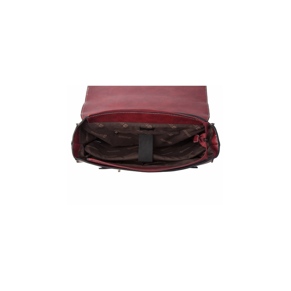 Ecosusi Maletín CLASSIC para laptop 15.6"-burdeo "-1