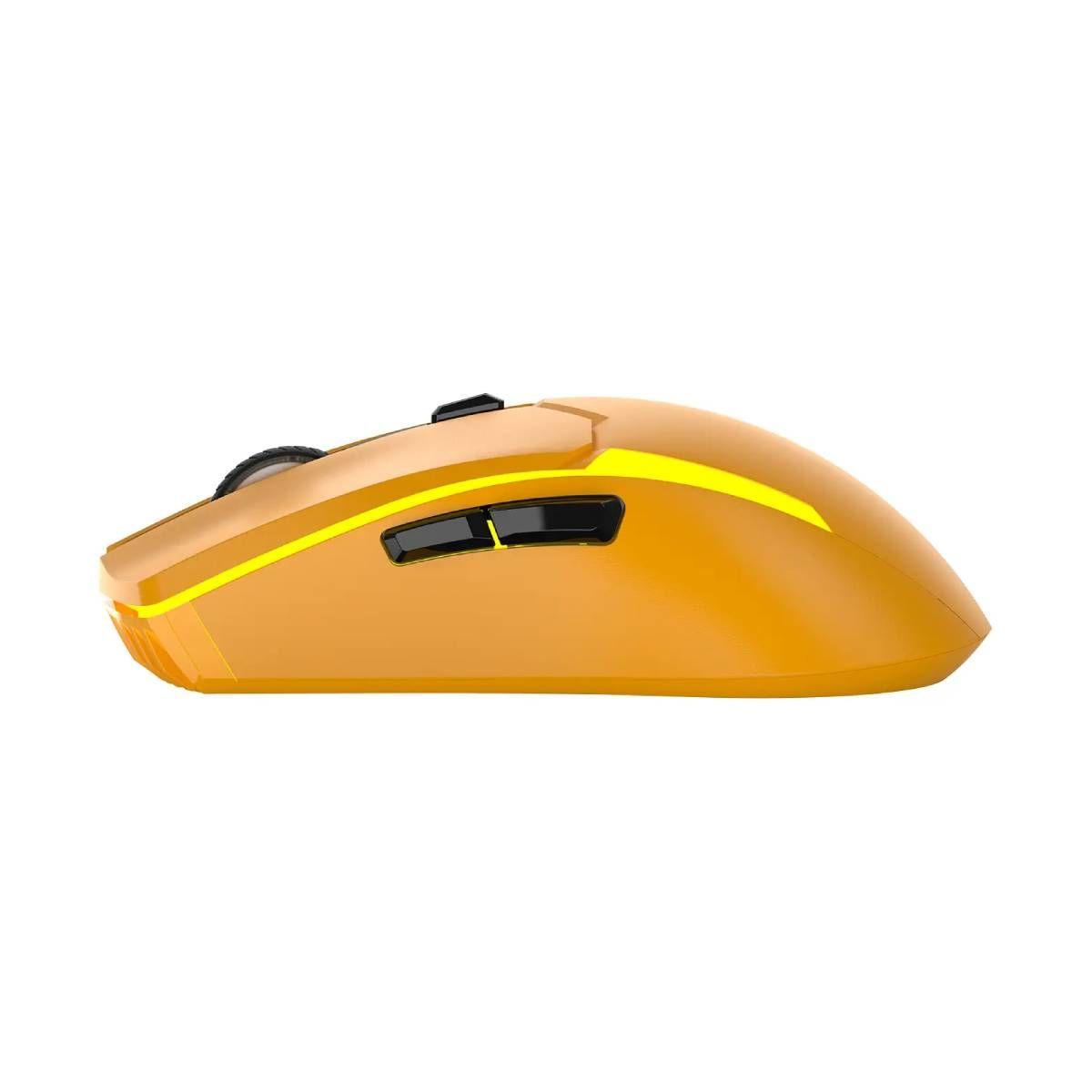 Mouse Inalámbrico Fantech VENOM II WGC2 Yellow Edition-2