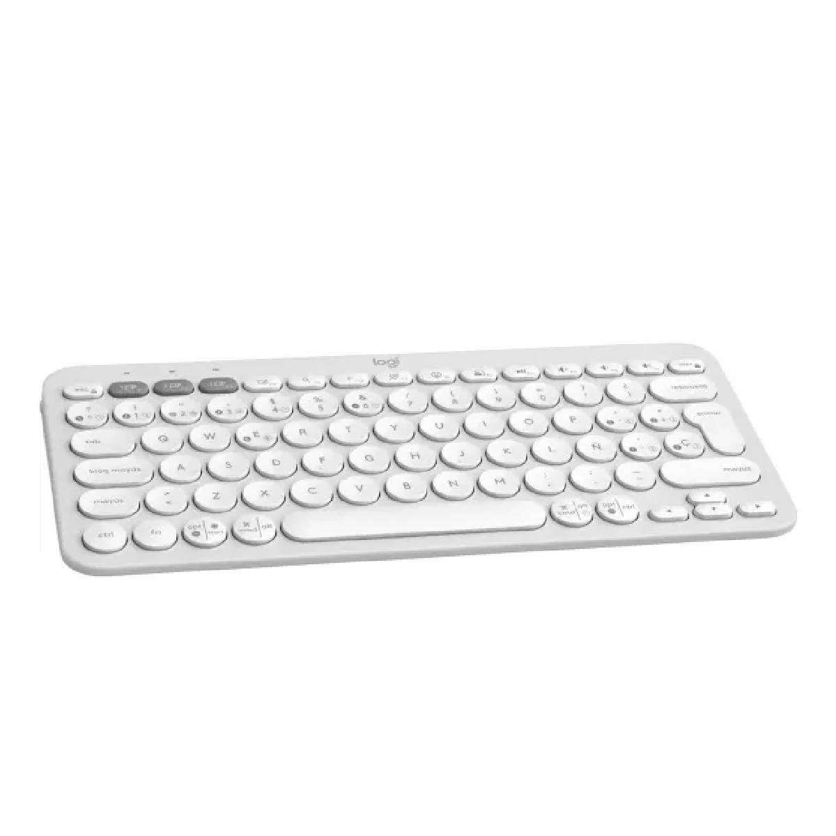 Teclado Logitech Pebble Keys 2 K380S Blanco-2