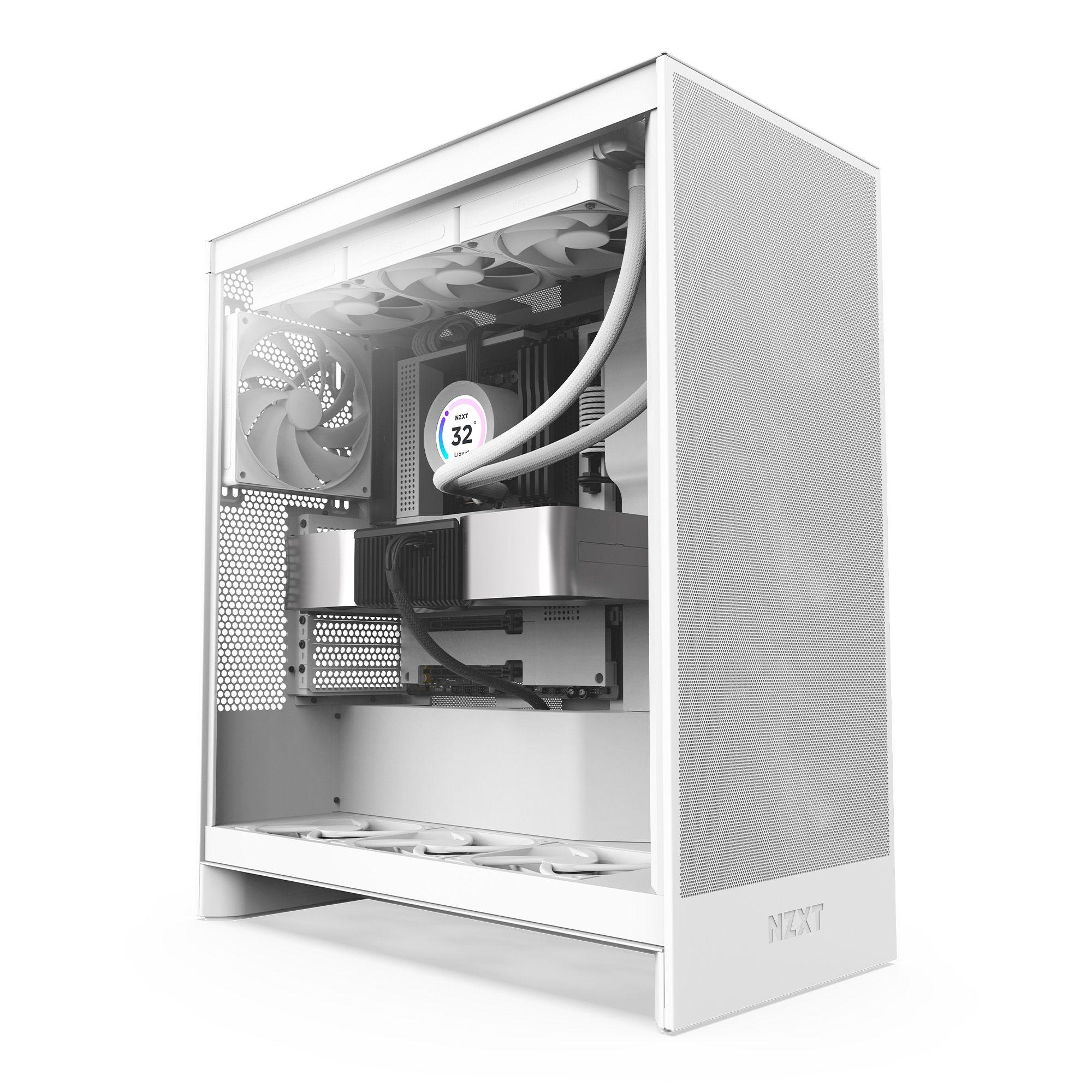 Gabinete NZXT H7 Flow (2024) Mid-Tower Case Blanco-0
