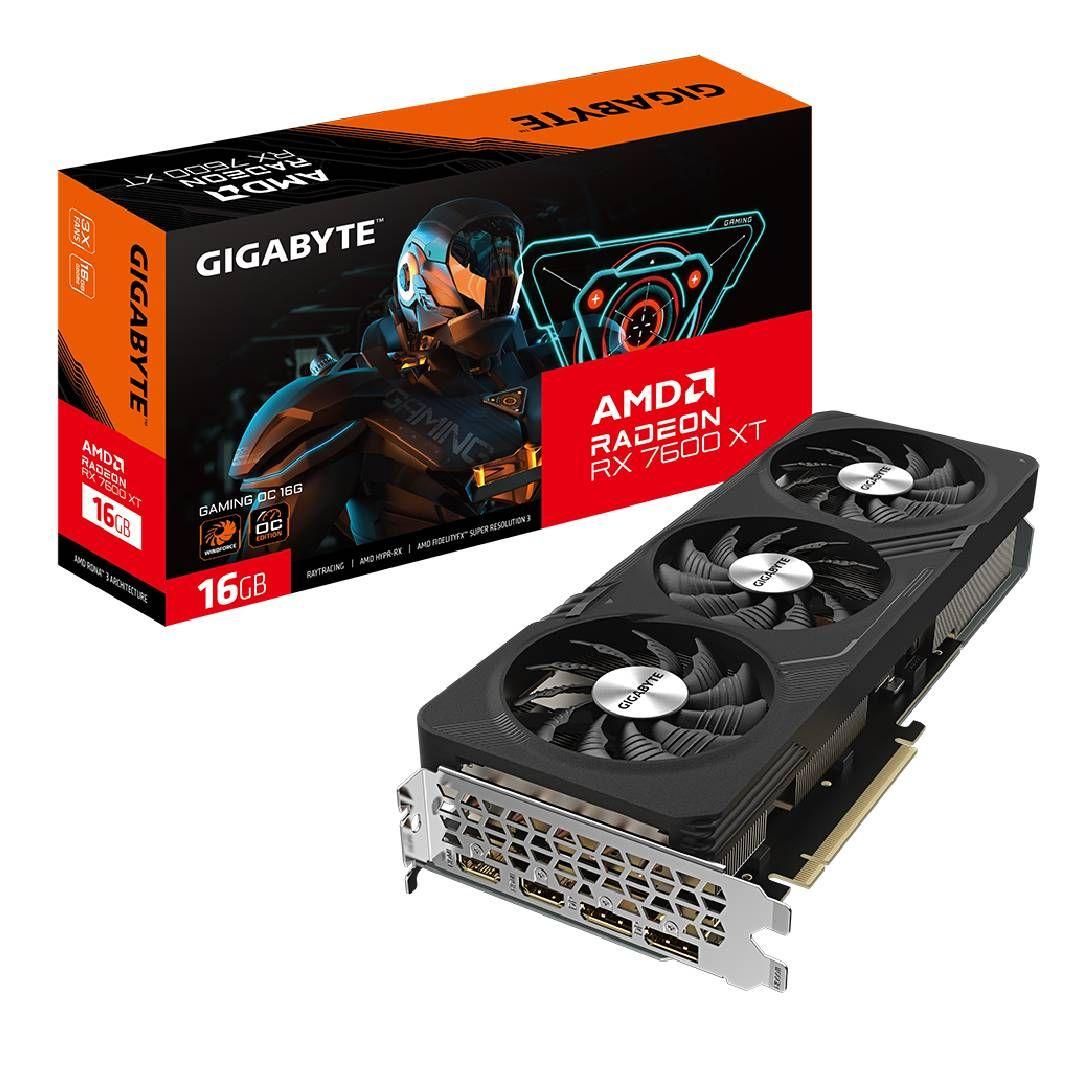 Tarjeta de Video Gigabyte Radeon RX 7600 XT Gaming OC 16G-0