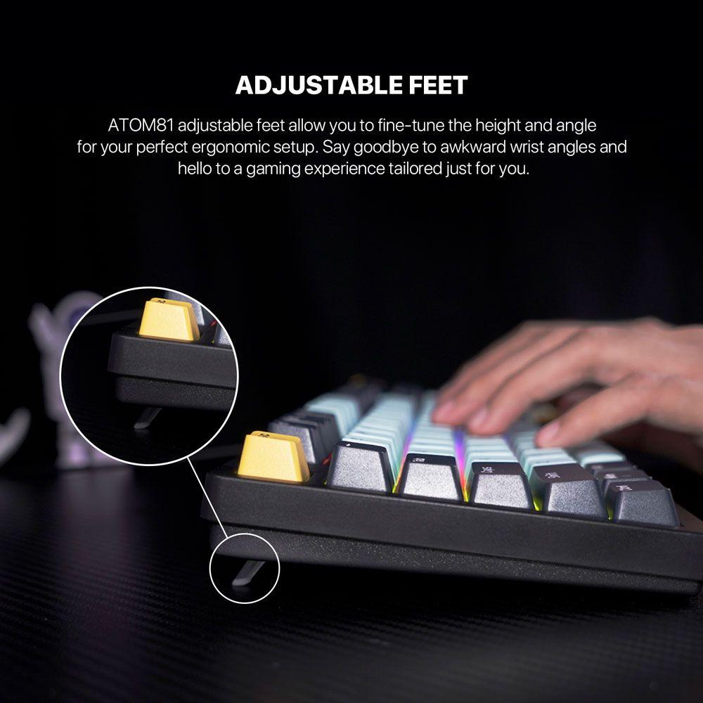 Teclado Fantech MK875V2 ATOM81 Mizu Edition SkyBlue Sw. Blue-4