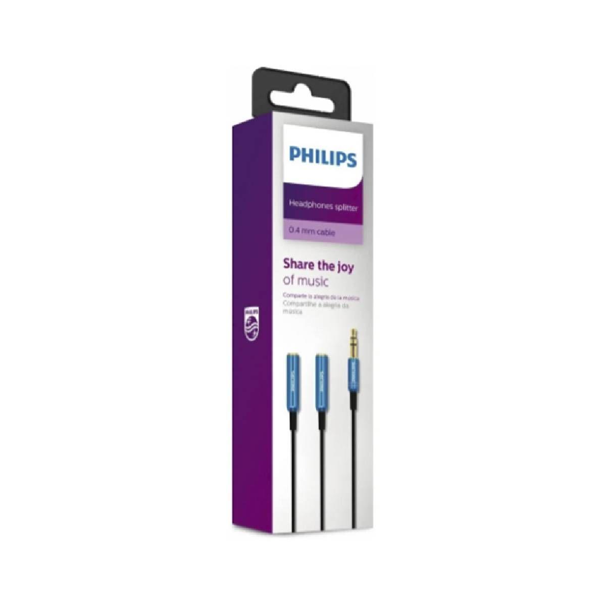 Cable Splitter Philips 3.5mm 0.4 mts-1