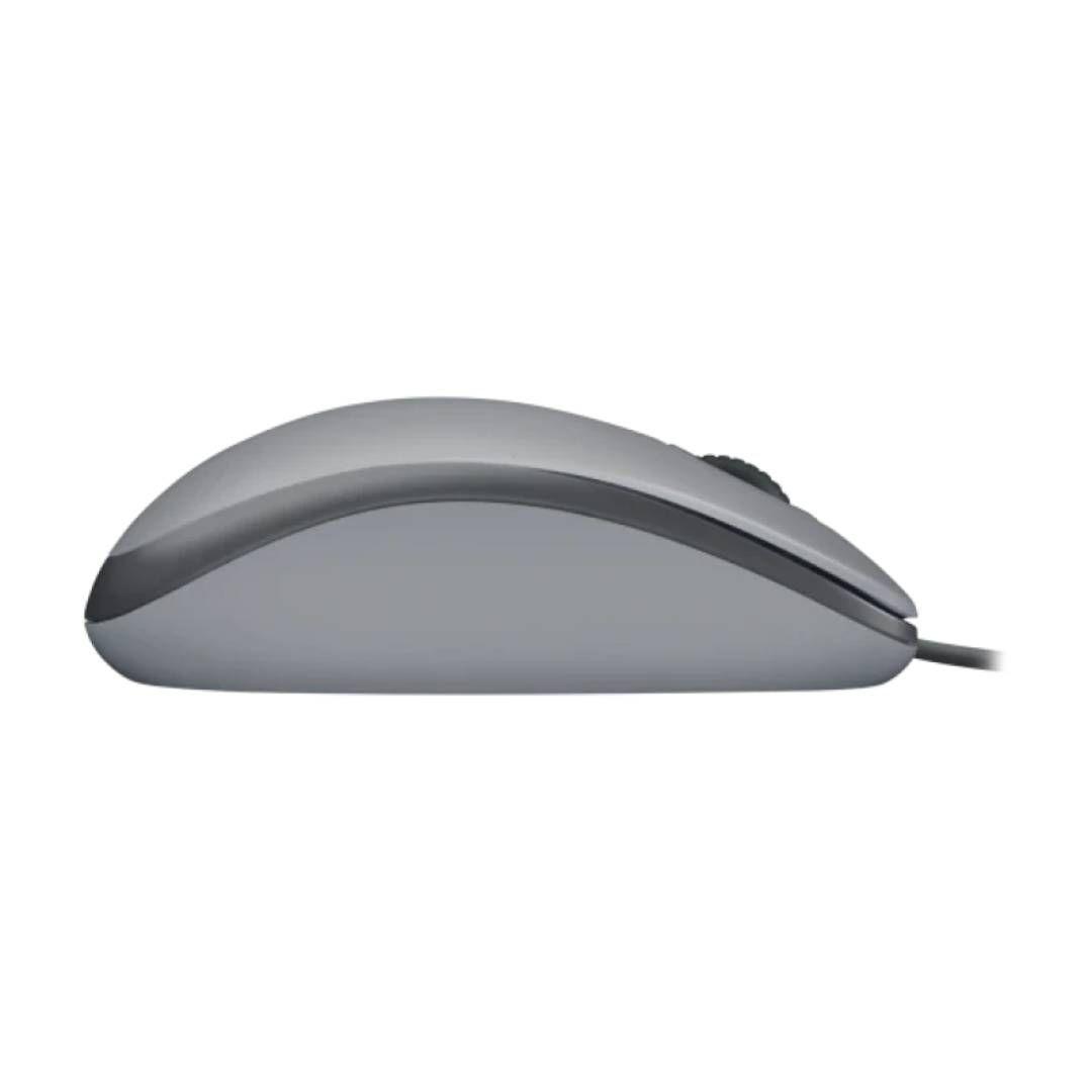 Mouse Logitech M110 Silent Plateado, Alambrico-2