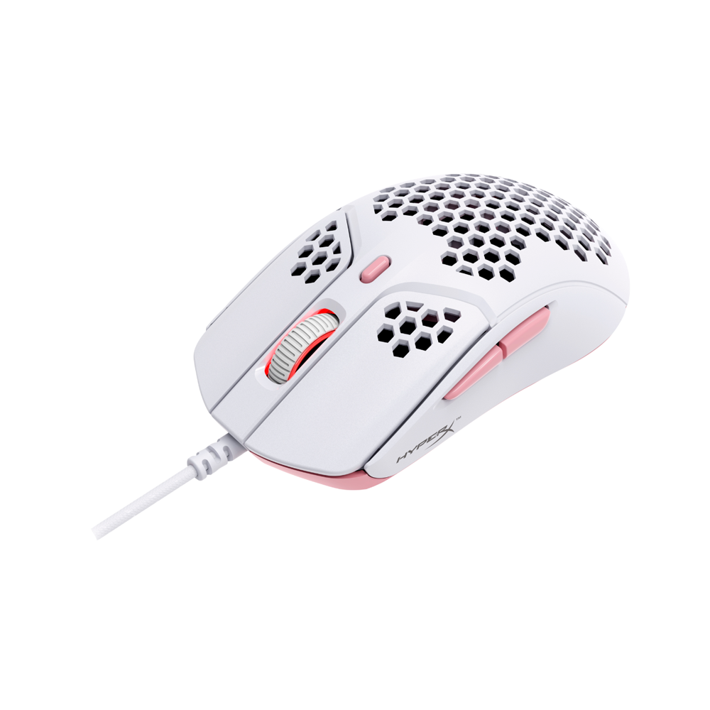 Mouse Gamer HyperX Pulsefire Haste White Pink-1