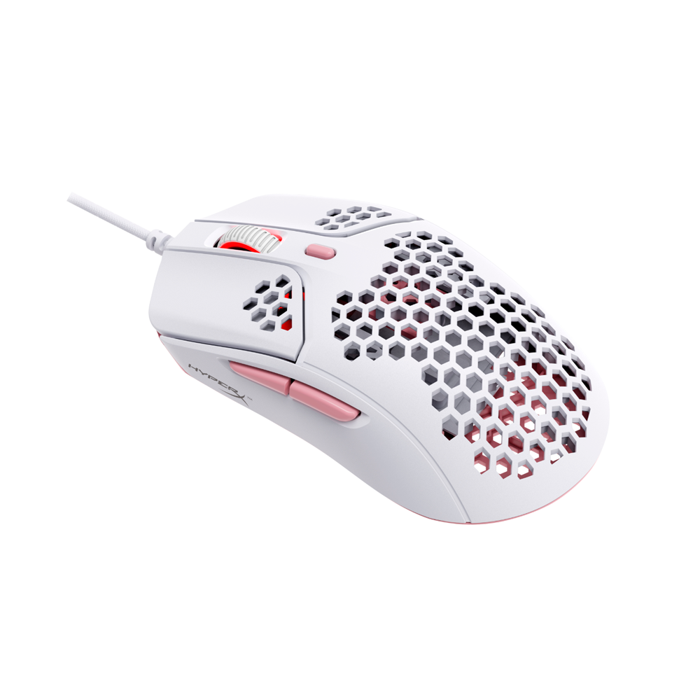 Mouse Gamer HyperX Pulsefire Haste White Pink-3