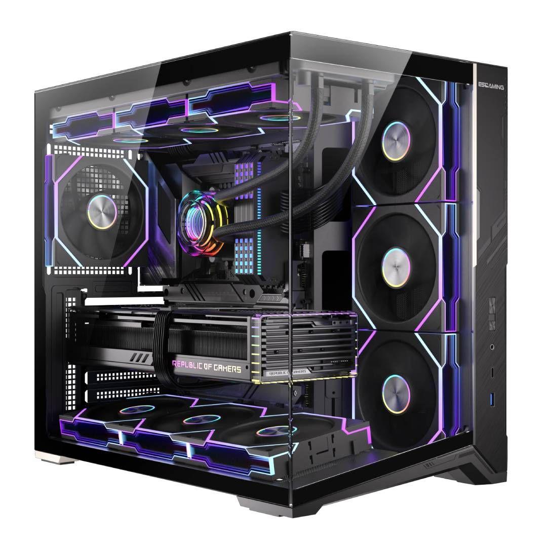 Gabinete Gamer ESGAMING ZERO MAX-BK, ATX-0