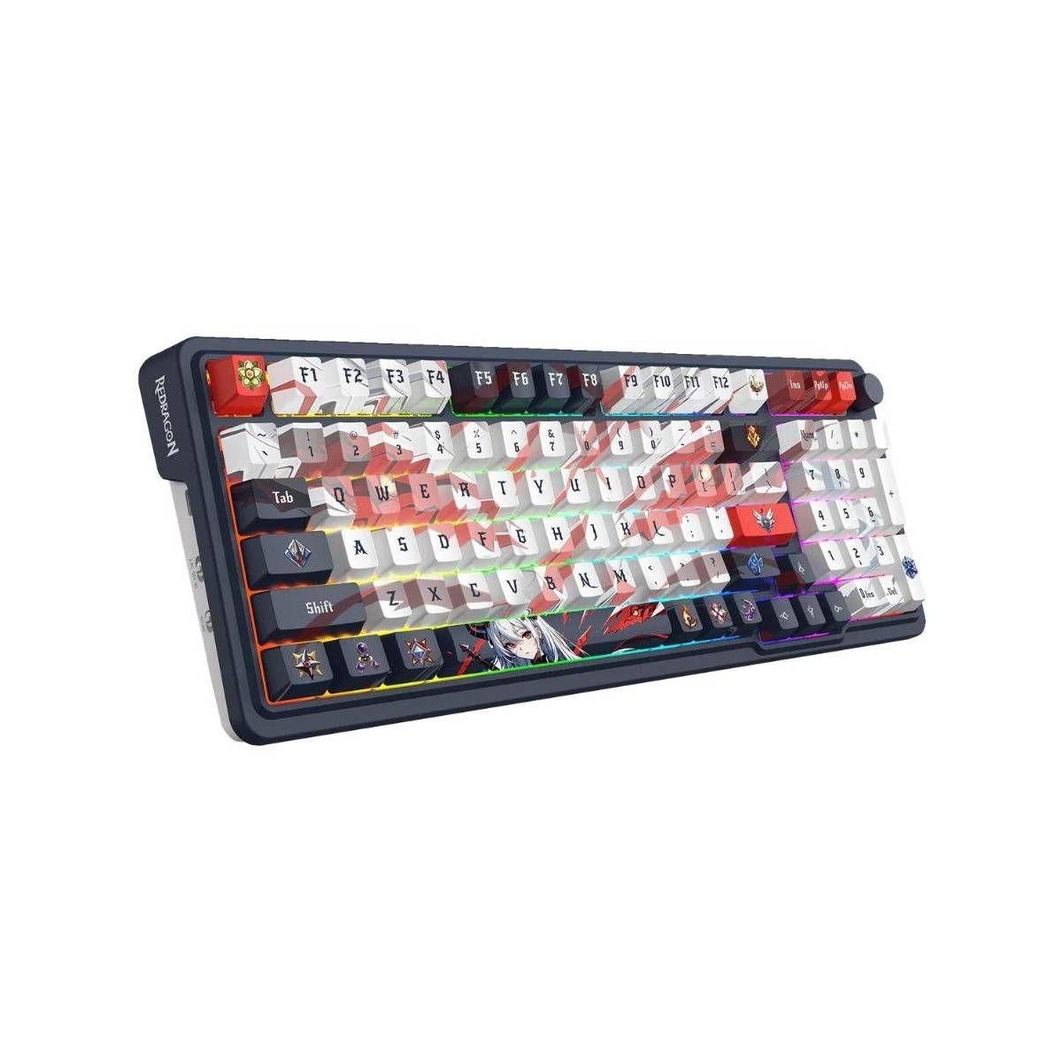 Teclado Redragon Eisa - K686AK-RGB-PRO - Negro y Rojo-1