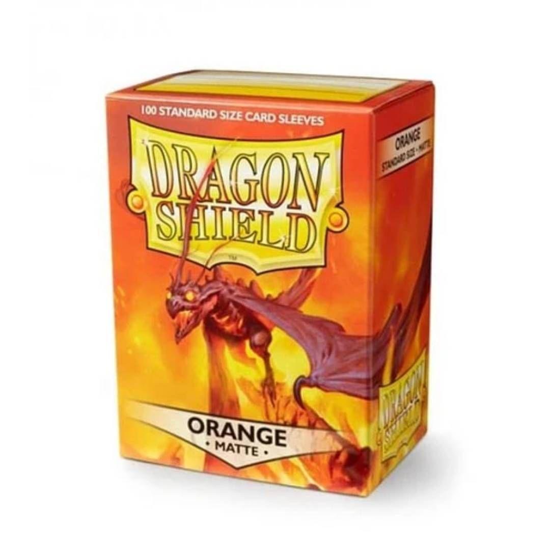Protectores Dragon Shield 100 - Standard Matte Orange-0