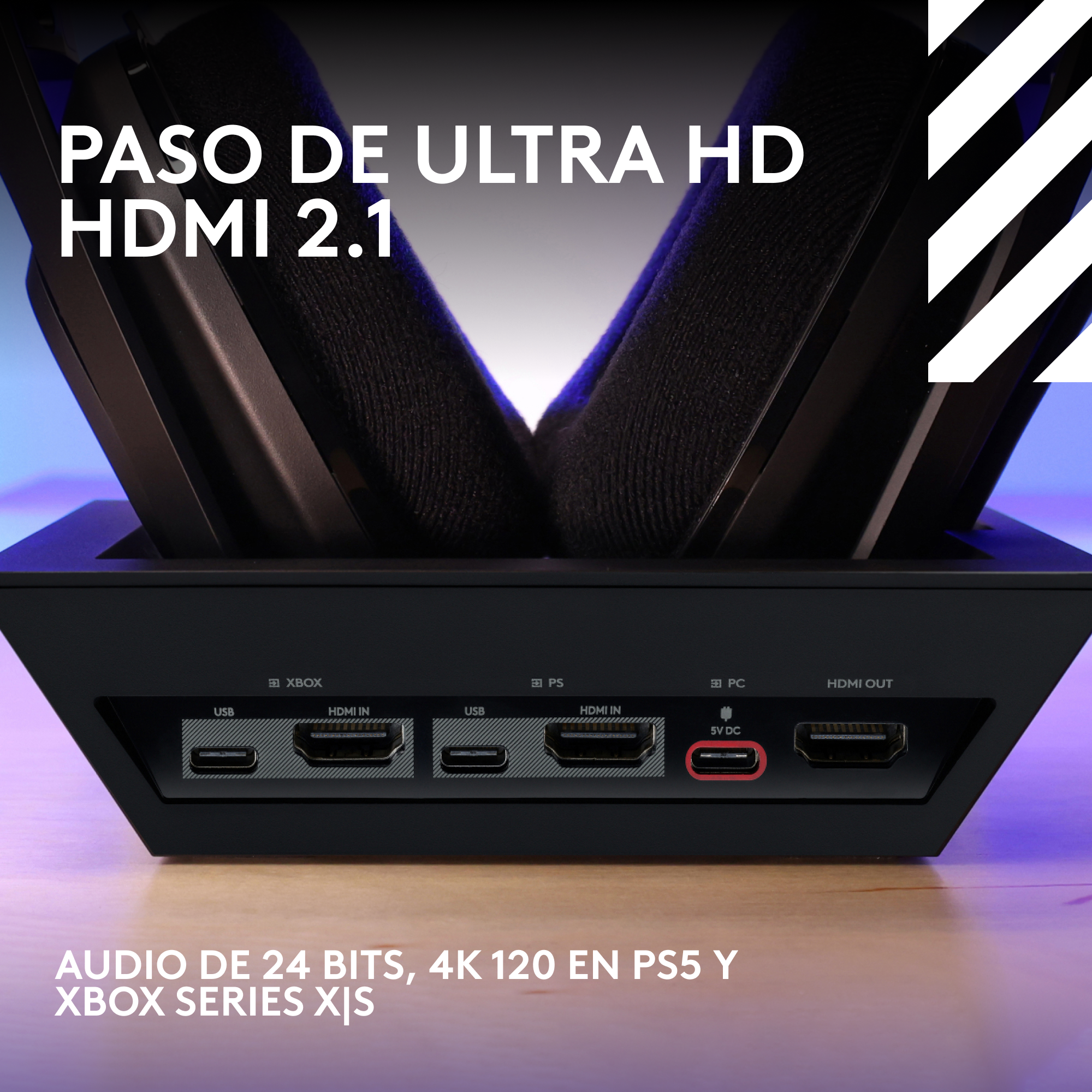 Audifonos Gamer Logitech Astro A50 X Inalambricos Negro-4