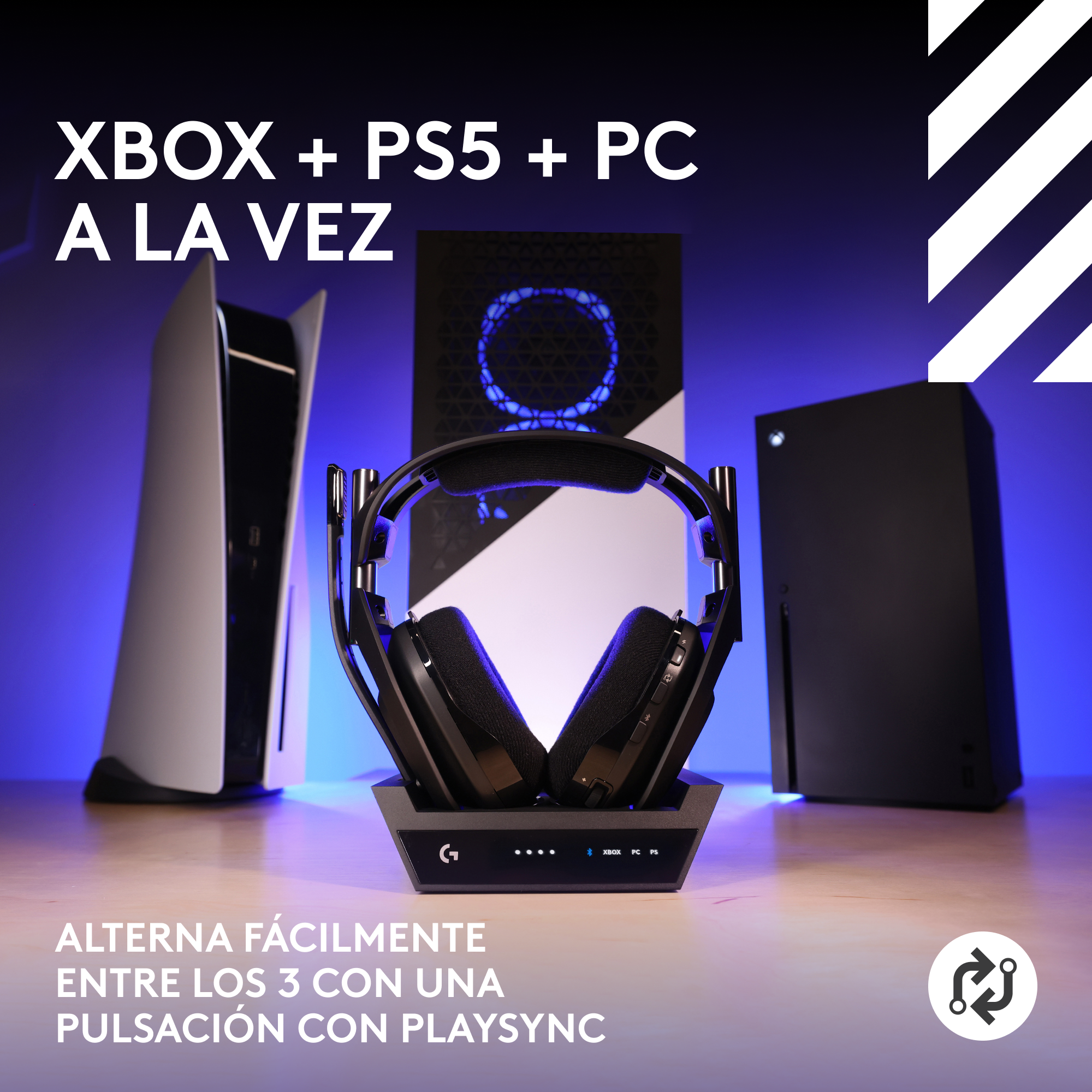 Audifonos Gamer Logitech Astro A50 X Inalambricos Negro-5