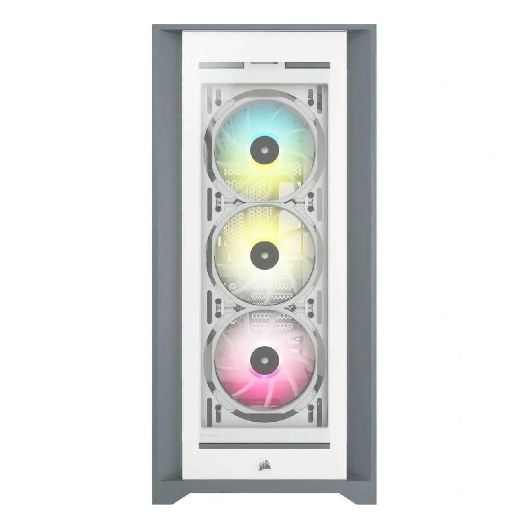Gabinete Corsair iCUE 5000X RGB Blanco-2