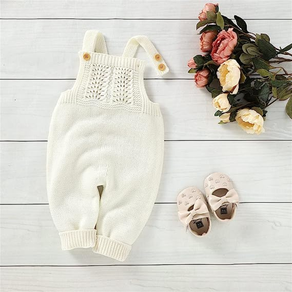 Jardinera Tejida Lana Para Bebés De 0-6 Meses-2