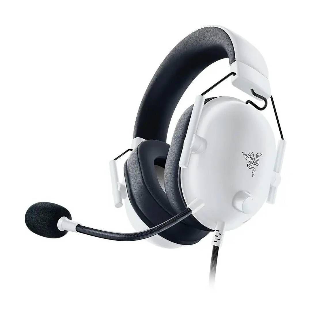 Audifonos Razer BlackShark V2 X White 3.5mm Multiplataforma-2