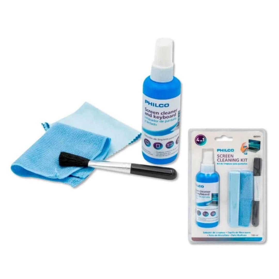 Philco Set de Limpieza 4 en 1 Spray con 2 paños y brocha-1