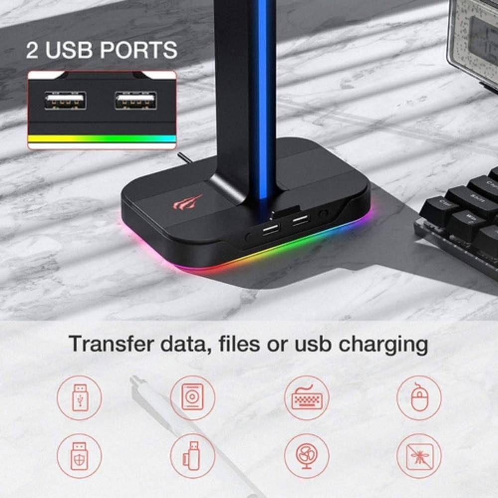 Soporte Audifonos Gamer Gamenote TH650 RGB-4