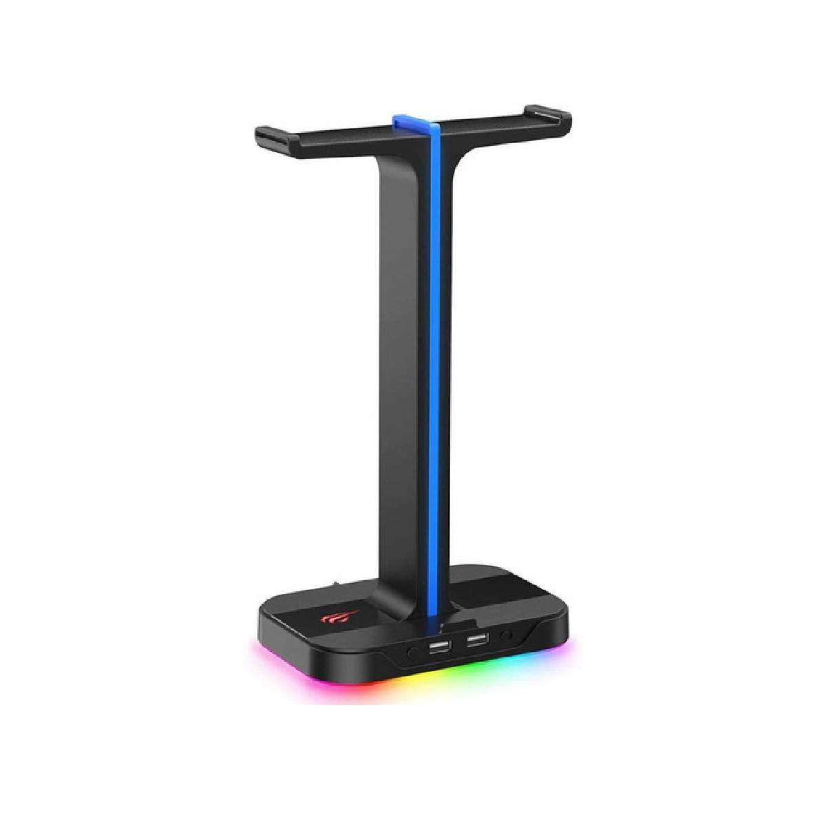 Soporte Stand Base Audifonos Gamer Luces Rgb Entrada Usb 2.0-1
