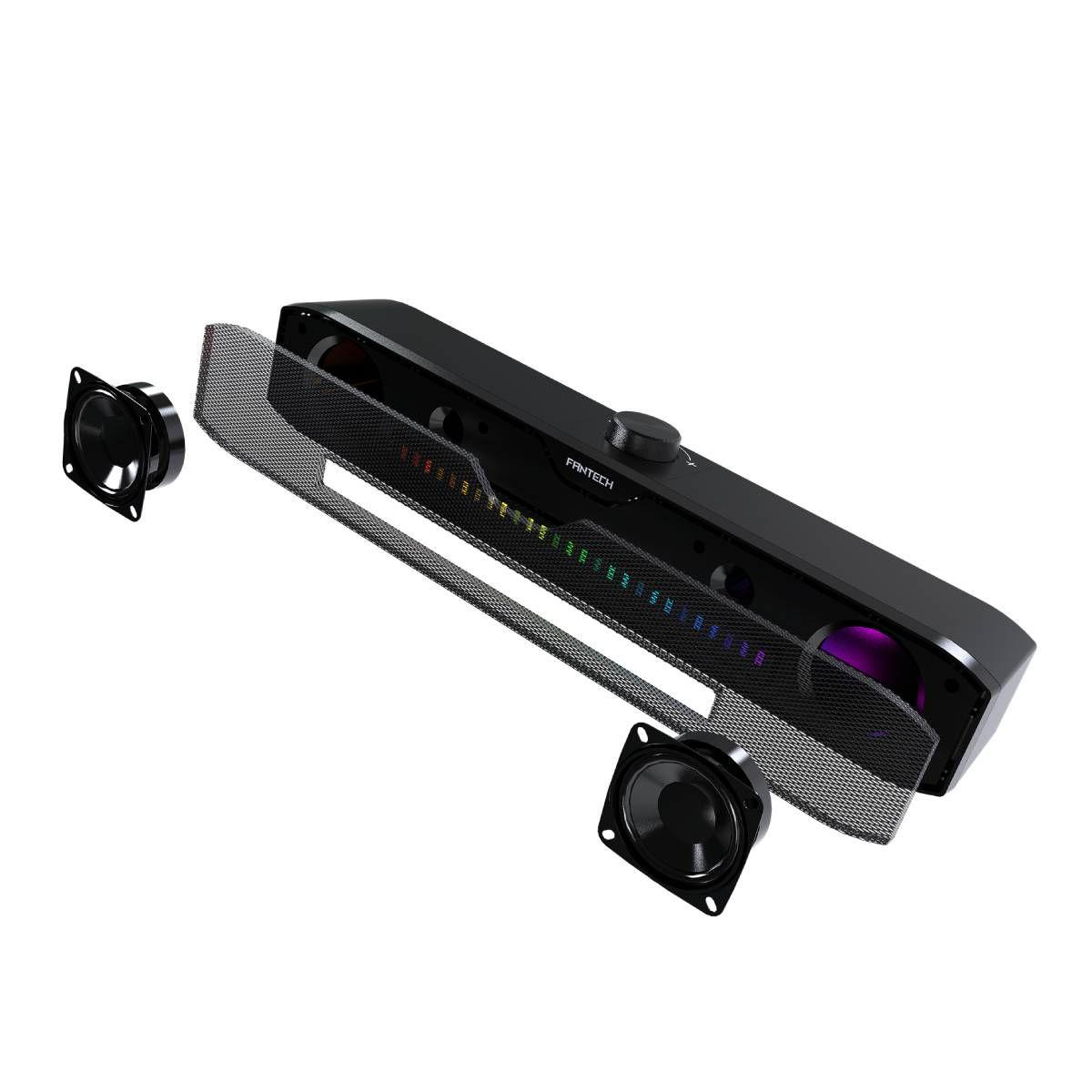 Parlante de Barra Fantech Groove RGB Negro GS303-3