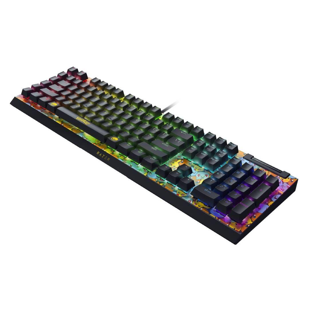 Teclado Razer BlackWidow V4 X, Pokémon Edition, Sw Green, US-2