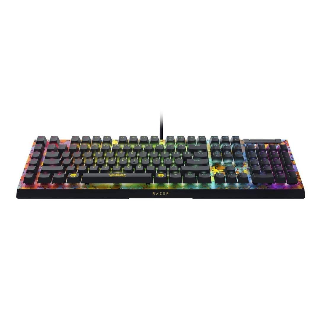 Teclado Razer BlackWidow V4 X, Pokémon Edition, Sw Green, US-3
