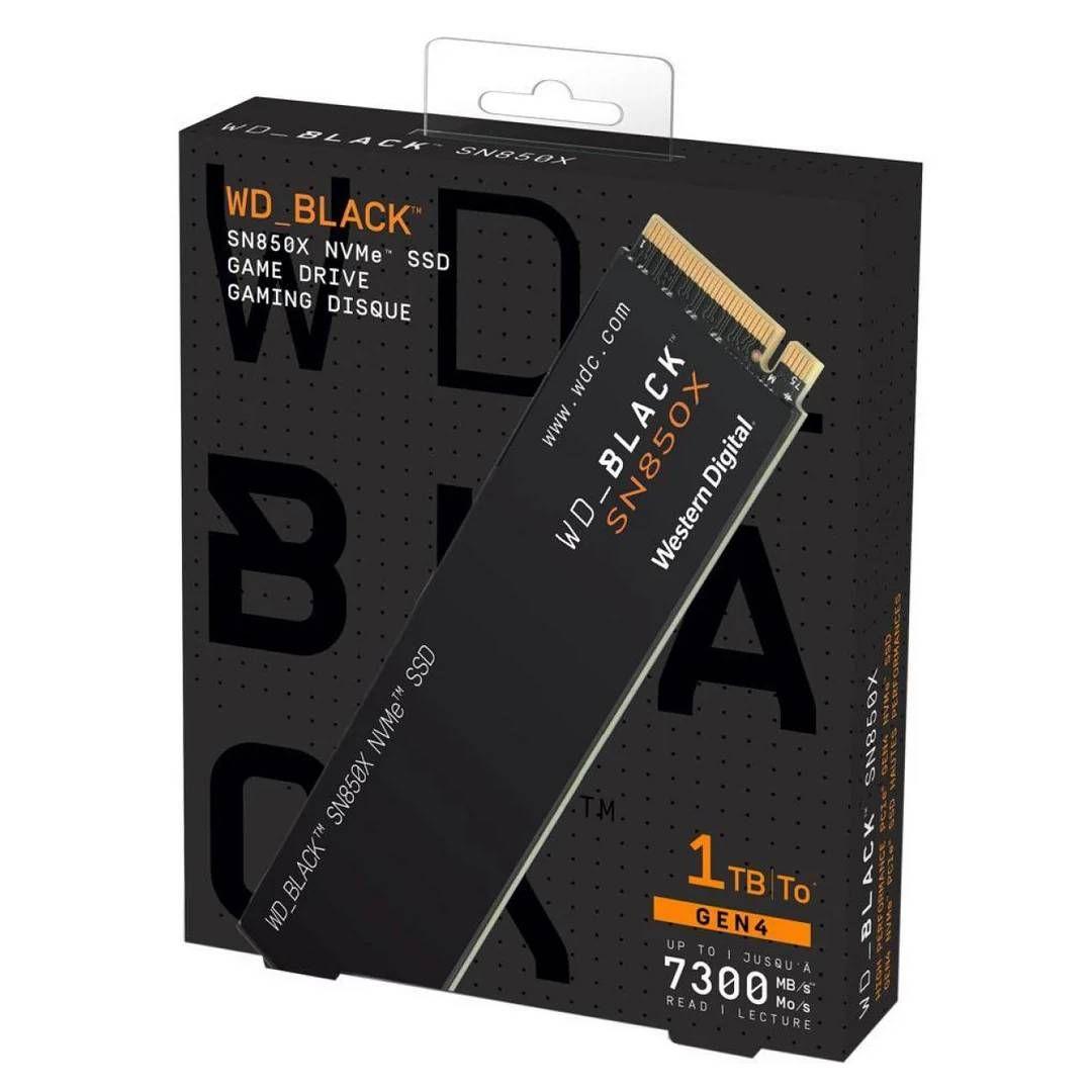 Disco Duro SSD M.2 Western Digital WD Black SN850X 1TB NVMe-2
