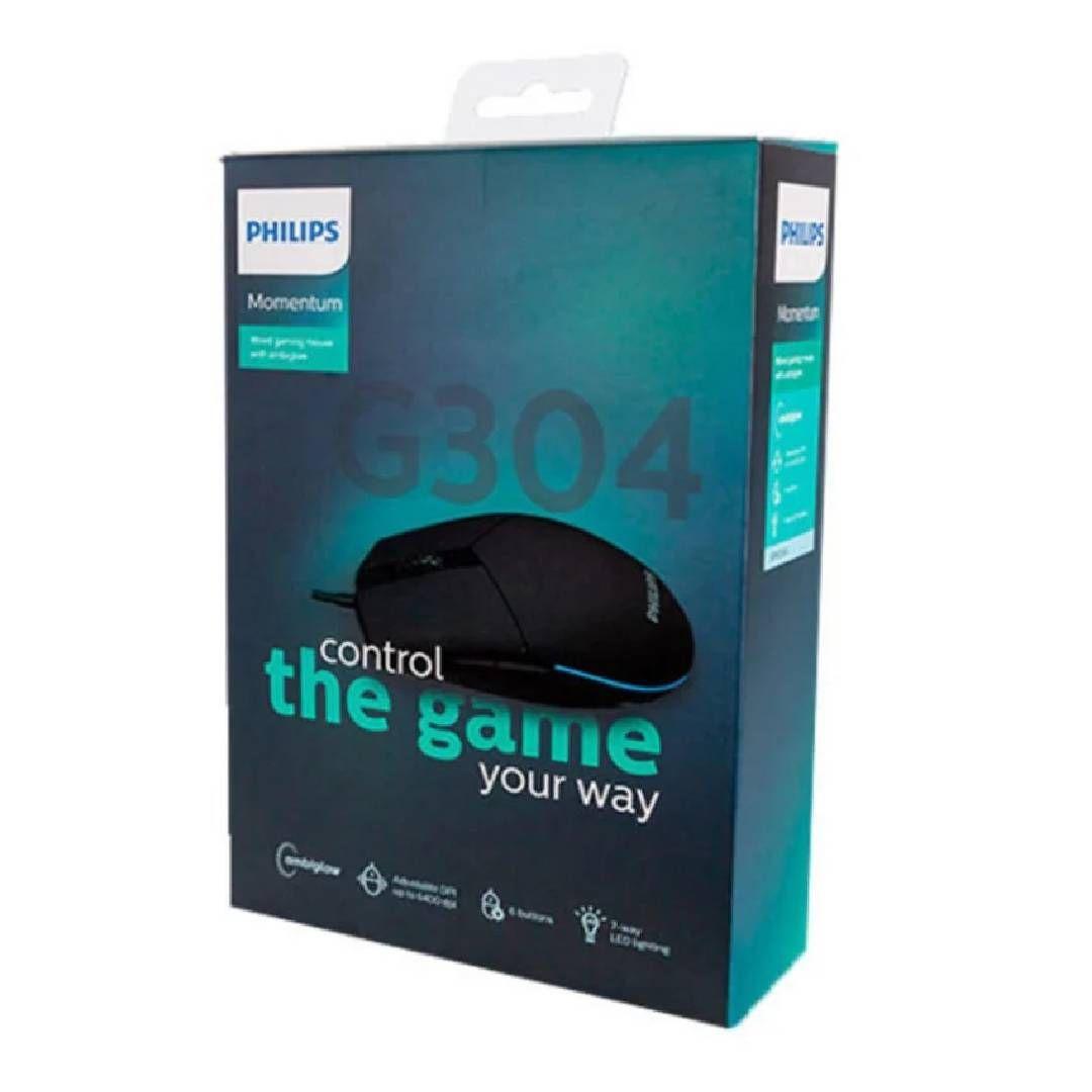 Mouse Gamer Philips 6 Botones G304 SPK9304-2