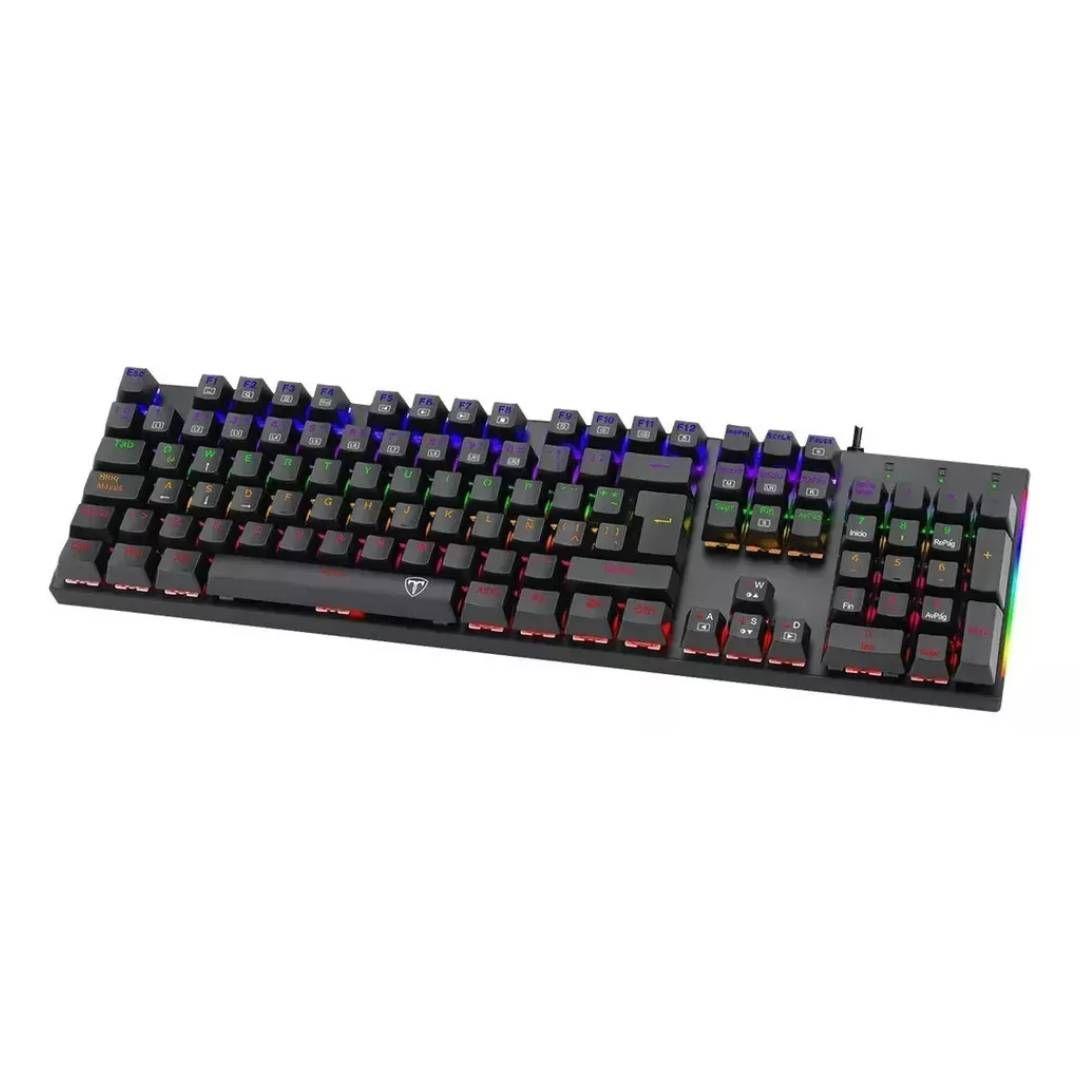 Teclado T-Dagger Naxos T-TGK310-RD - Sw. Red Español Rainbow-2