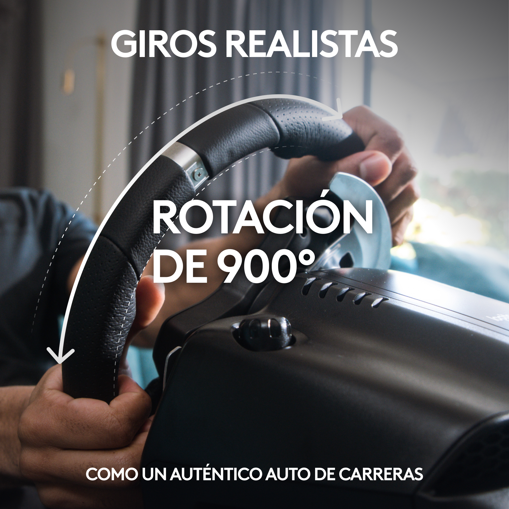 Volante Logitech G920,Pedalera y Palanca de Cambios XBOX/PC-5
