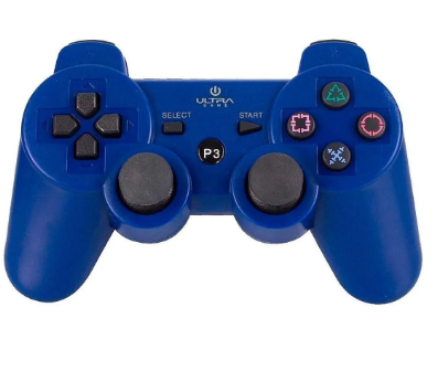 Control Joystick inalámbrico Ultra Double shock 3 azul-0