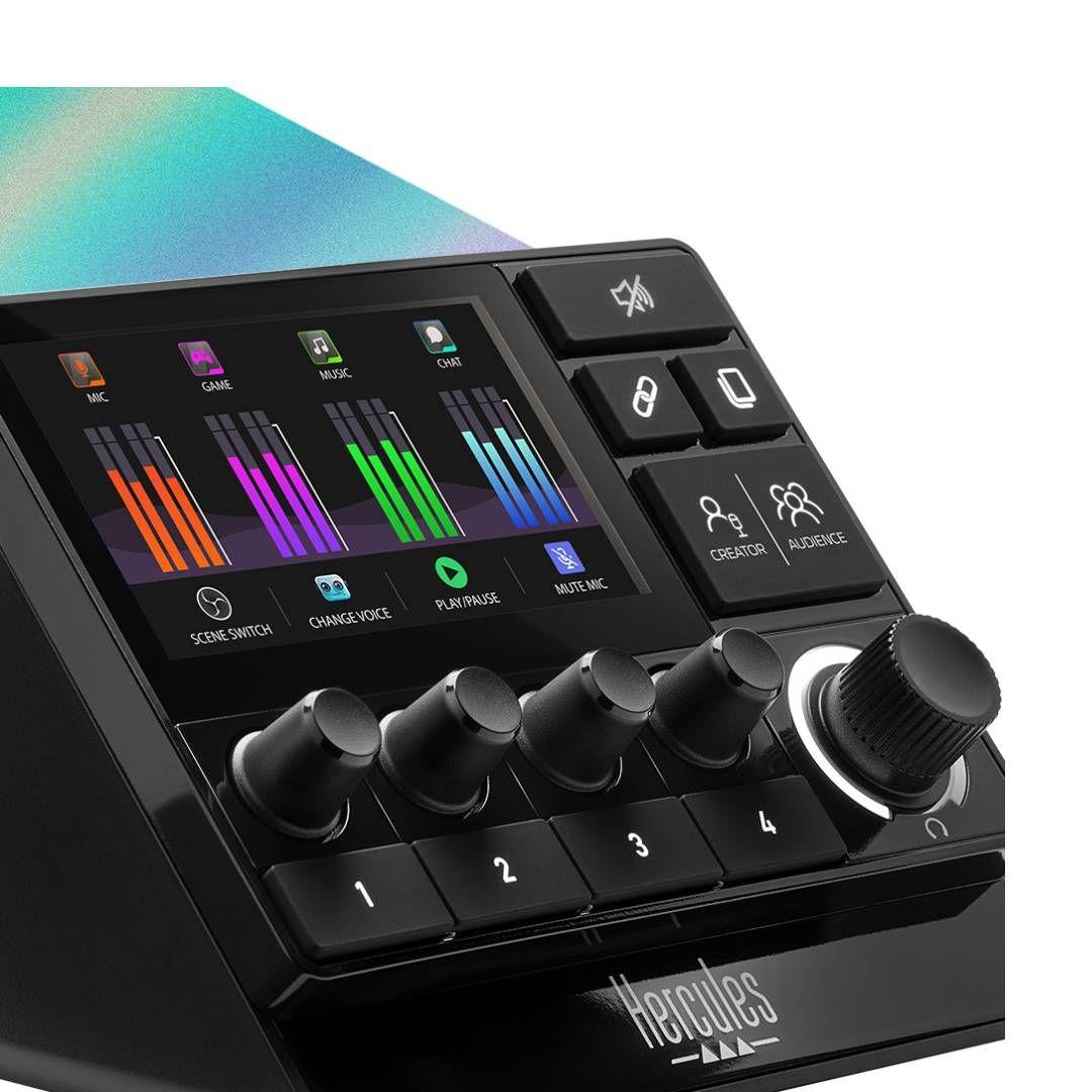 Controladora de Audio Streaming Hercules Stream 200 XLR-3