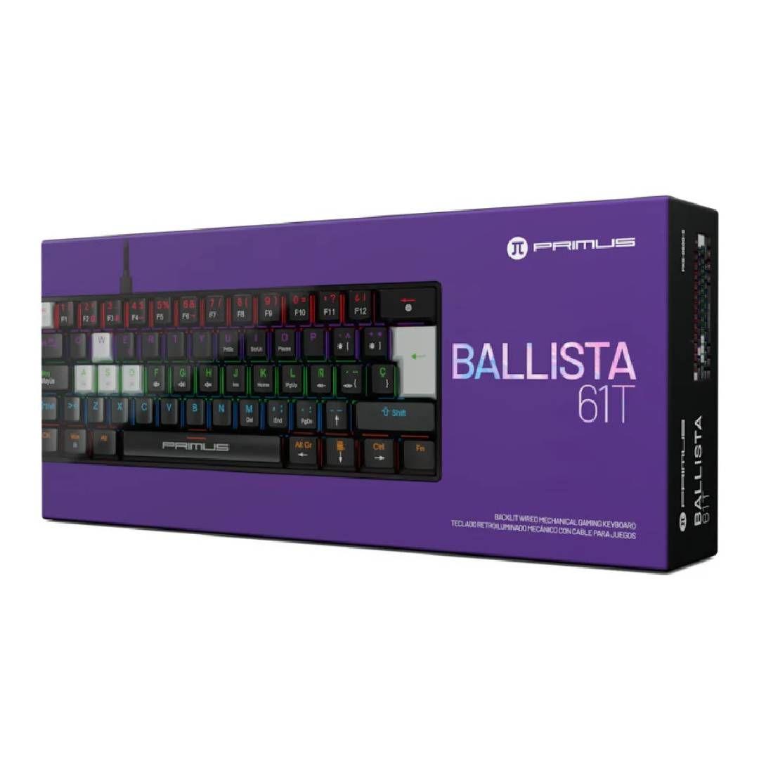 Teclado Mecánico Primus Ballista61T Español Negro-1