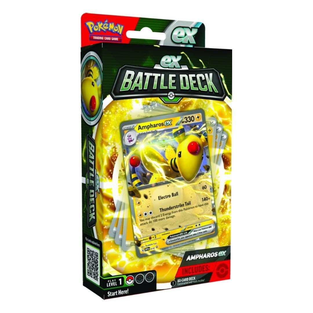 Pokemon TCG Battle Deck Ampharos Ex INGLES-0