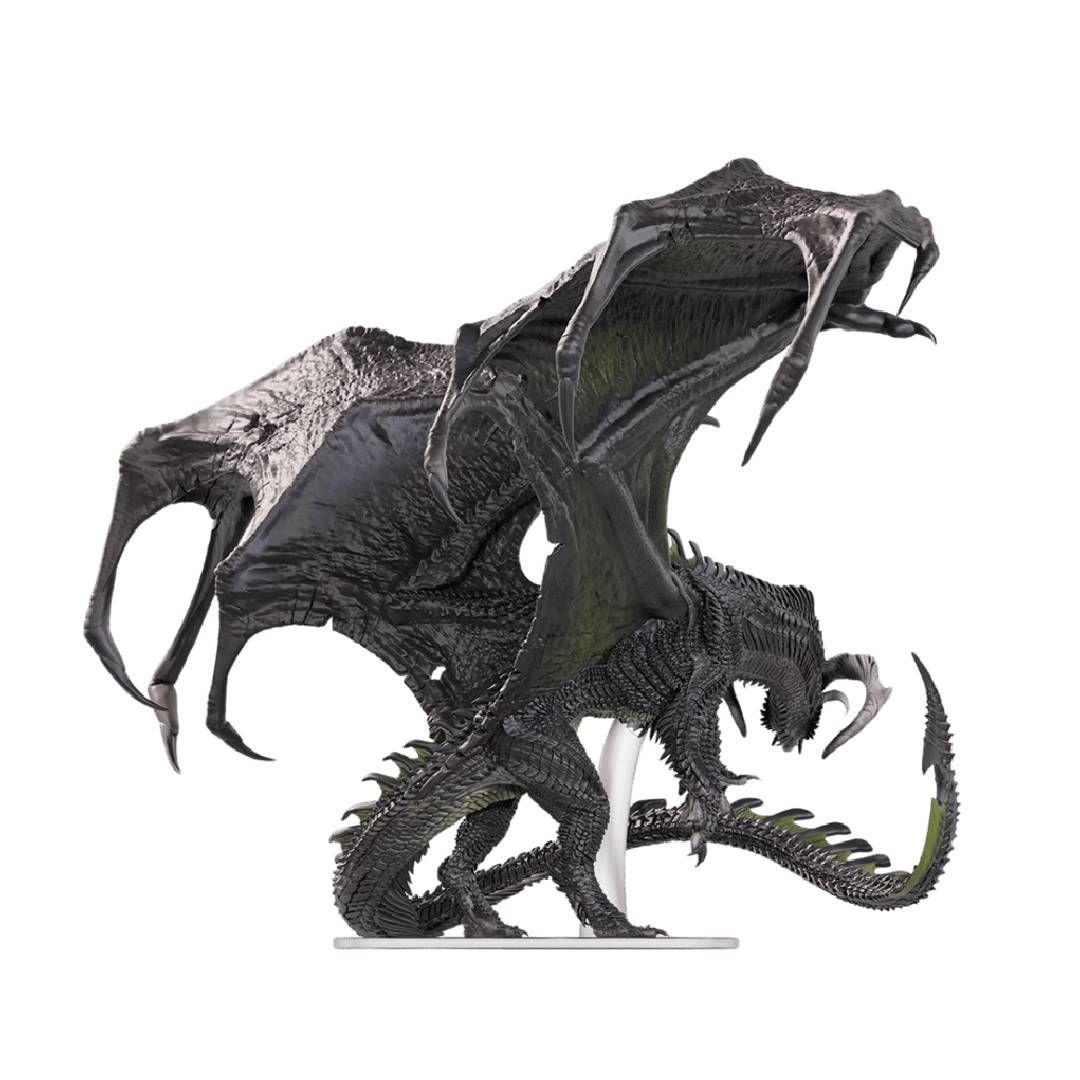 D&D Icons of the Realms: Adult Black Dragon 2025-1