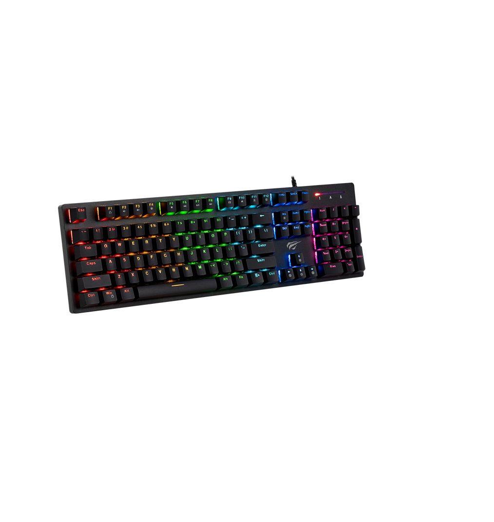 Teclado Mecanico Rgb Usb Gamenote Havit Kb858l Outemu Keypad-1