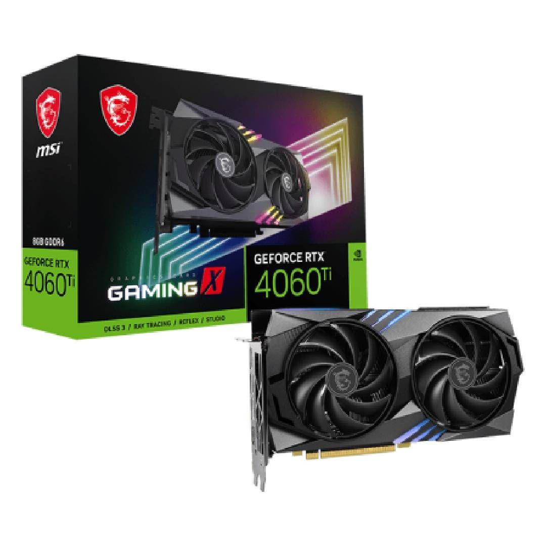 Tarjeta Gráfica MSI GeForce RTX 4060 Ti GAMING X 8G GDDR6-0